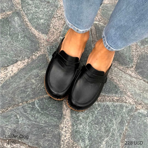 Free People Swedish Hasbeens NWT Loafer Slip In Clog Comfortable Fun Style ❤️🌈 - Picture 4 of 15